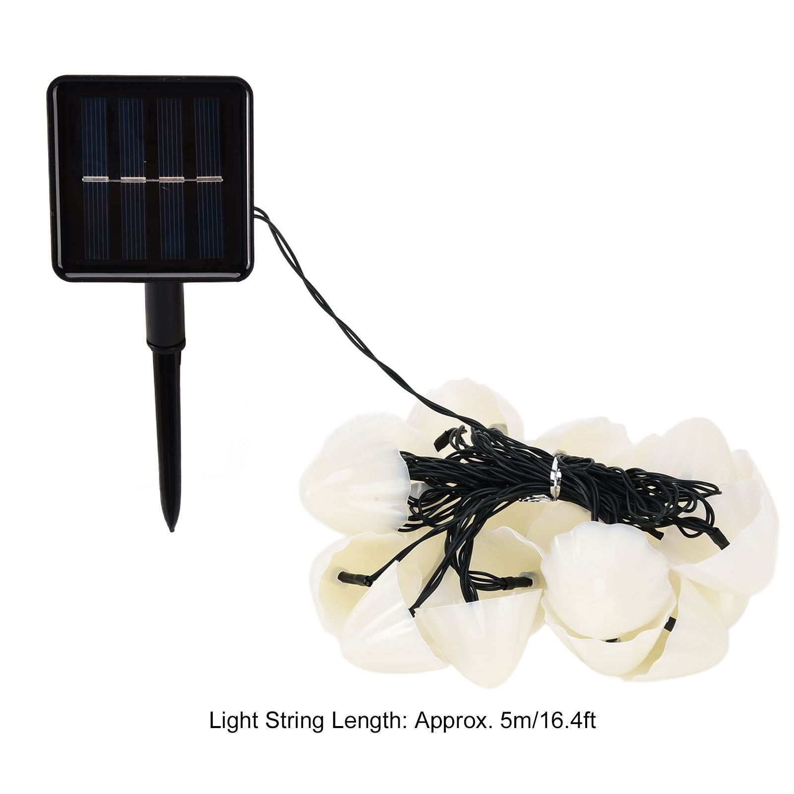 Solar Light String Waterproof Outdoor Garden Landscape Light 20LEDs 8 Lighting ModesColorful Light V1294-YM0523-3119210272112