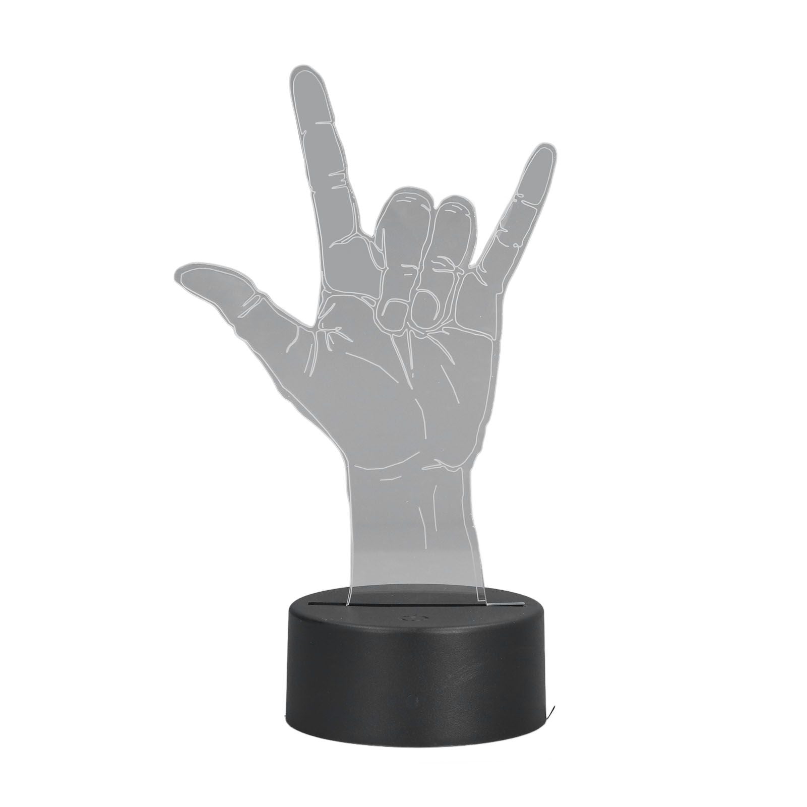 3D Sign Language I Love You Night Light Touch Control Adjustable USB Or Battery Powered Night Light for V1294-YM0523-3119210273011