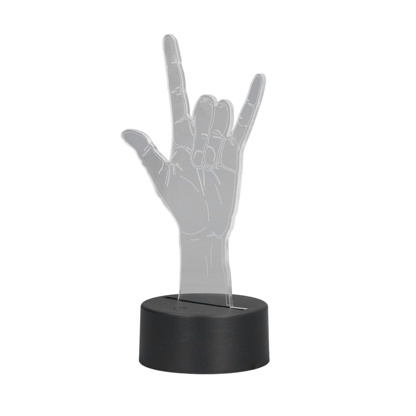 3D Sign Language I Love You Night Light Touch Control Adjustable USB Or Battery Powered Night Light for V1294-YM0523-3119210273011