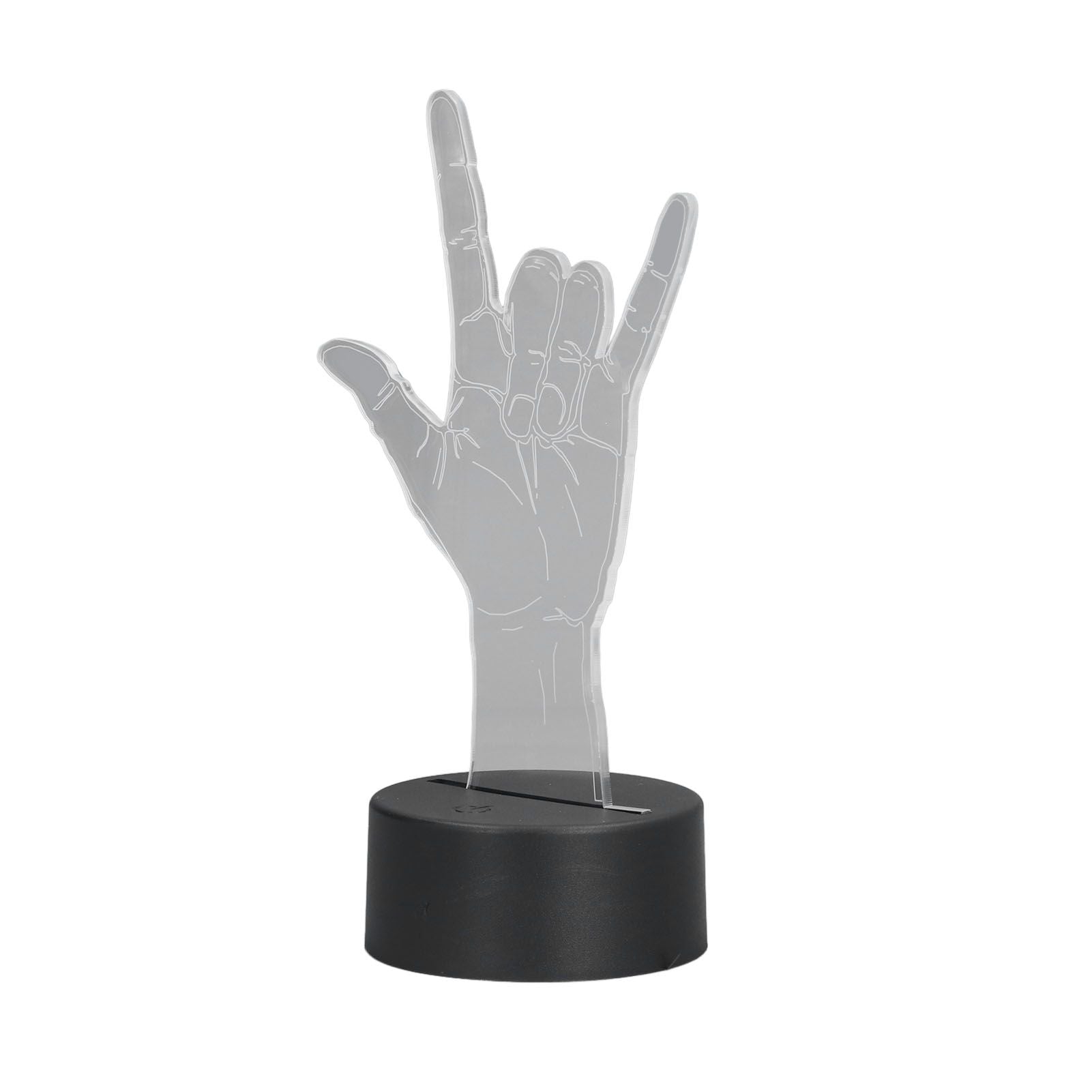 3D Sign Language I Love You Night Light Touch Control Adjustable USB Or Battery Powered Night Light for V1294-YM0523-3119210273011