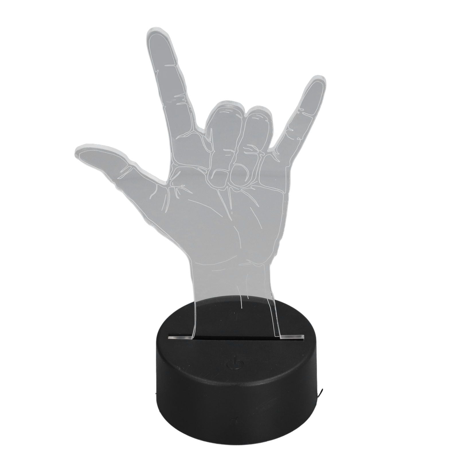 3D Sign Language I Love You Night Light Touch Control Adjustable USB Or Battery Powered Night Light for V1294-YM0523-3119210273011