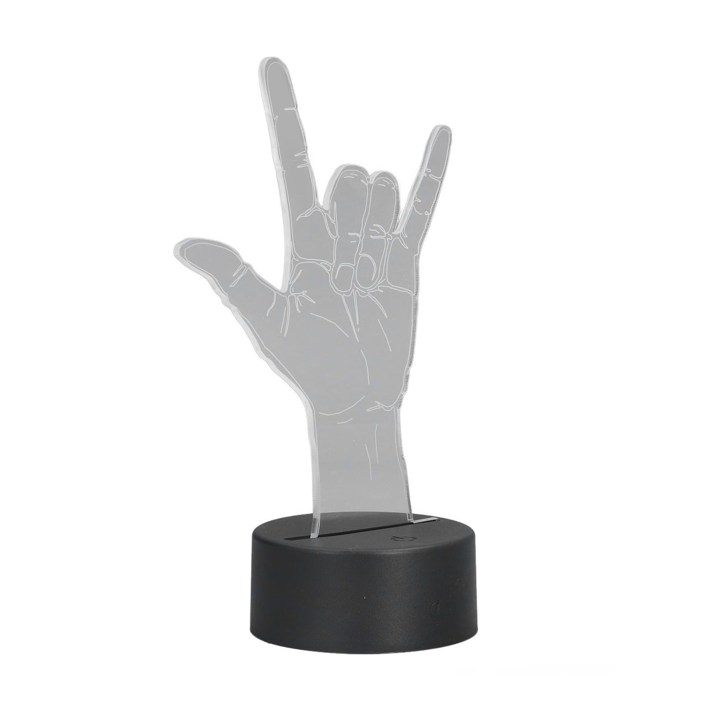3D Sign Language I Love You Night Light Touch Control Adjustable USB Or Battery Powered Night Light for V1294-YM0523-3119210273011