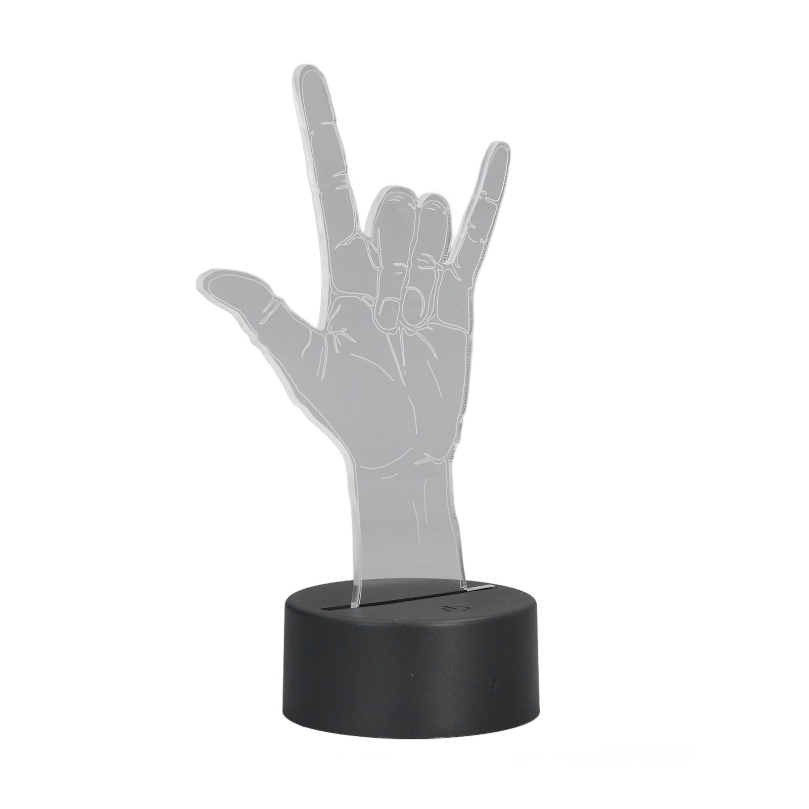 3D Sign Language I Love You Night Light Touch Control Adjustable USB Or Battery Powered Night Light for V1294-YM0523-3119210273011