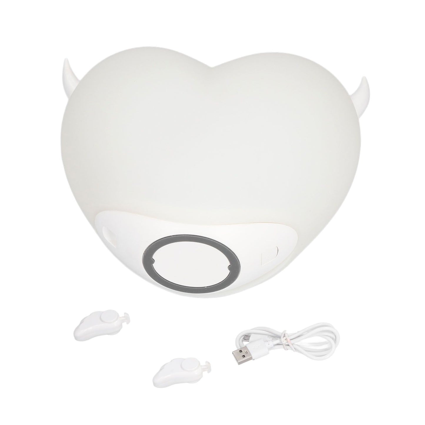 Heart Night Light Exquisite Appearance Rechargeable Battery Colorful Lights Mood Lighting V1294-YM0523-3119210273611
