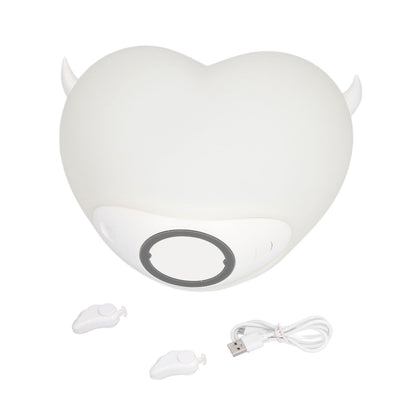 Heart Night Light Exquisite Appearance Rechargeable Battery Colorful Lights Mood Lighting V1294-YM0523-3119210273611