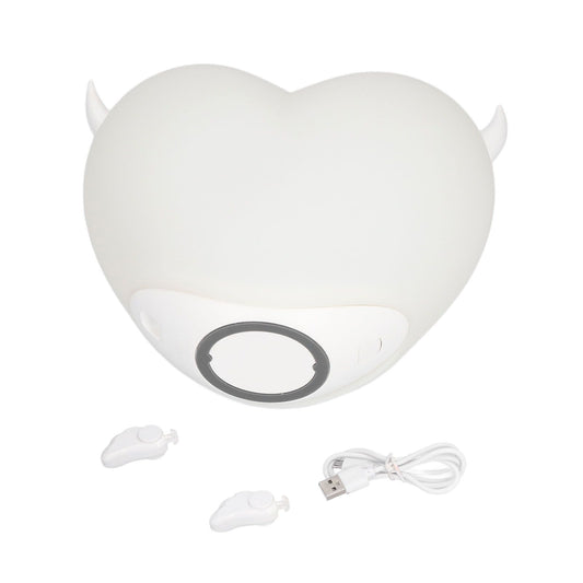 Heart Night Light Exquisite Appearance Rechargeable Battery Colorful Lights Mood Lighting V1294-YM0523-3119210273611