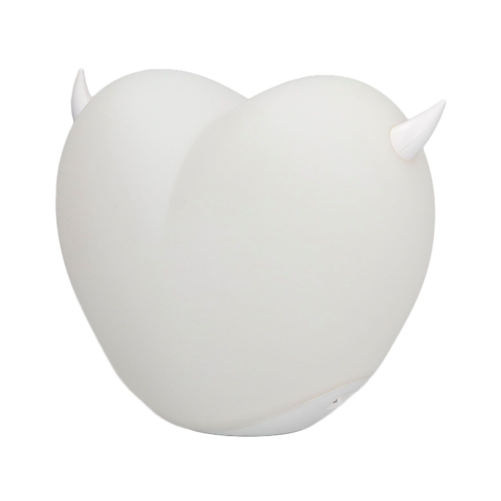 Heart Night Light Exquisite Appearance Rechargeable Battery Colorful Lights Mood Lighting V1294-YM0523-3119210273611