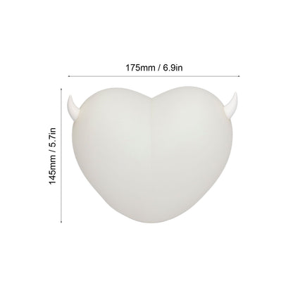Heart Night Light Exquisite Appearance Rechargeable Battery Colorful Lights Mood Lighting V1294-YM0523-3119210273611
