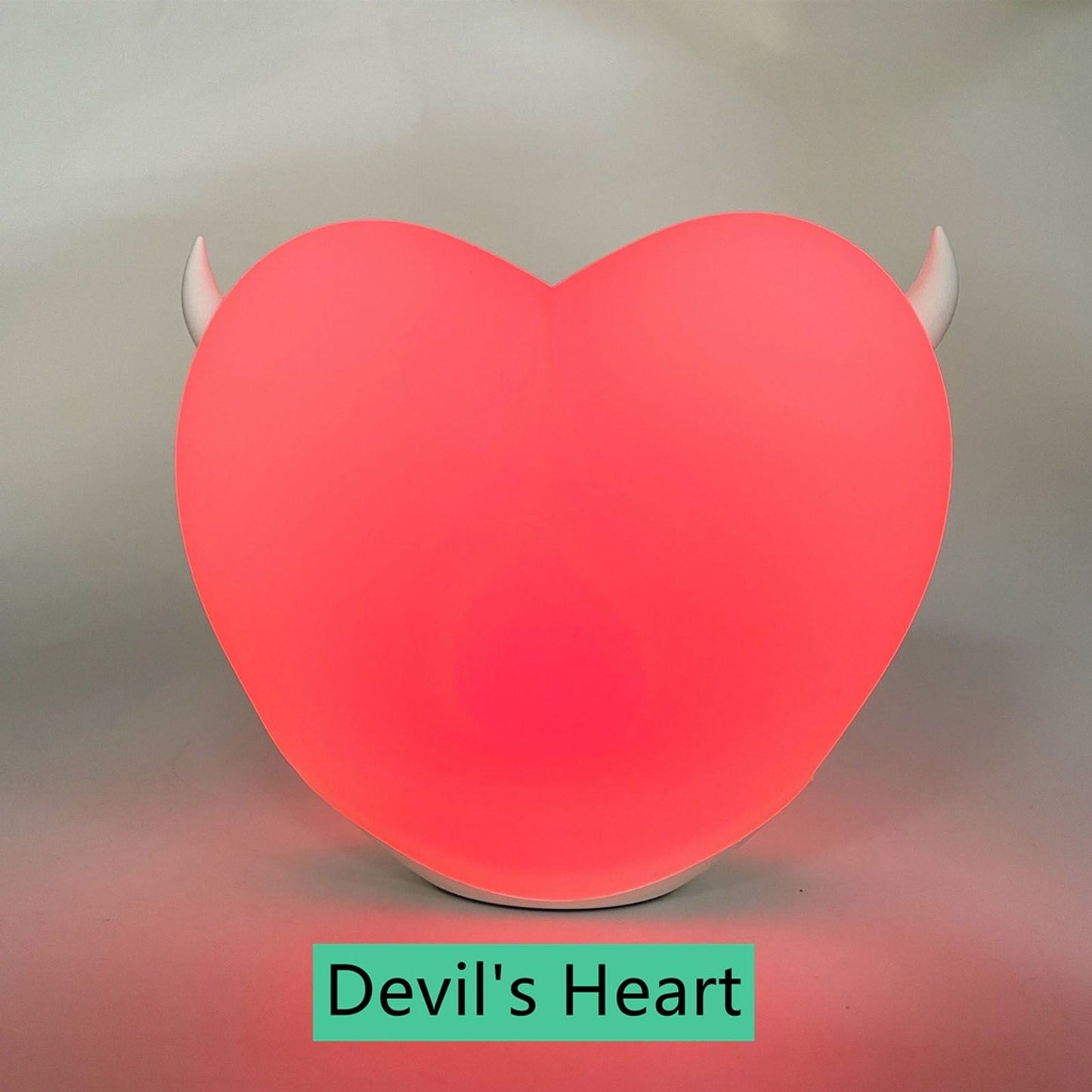 Heart Night Light Exquisite Appearance Rechargeable Battery Colorful Lights Mood Lighting V1294-YM0523-3119210273611