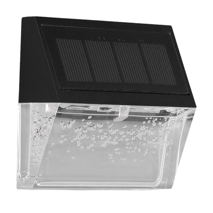 Solar Deck Lights Energy Saving Eco Friendly Warm Light RGB Intelligent Control IP56 Waterproof Fence Lights V1294-YM0523-3119210273811