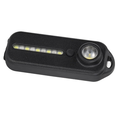 LED Warning Shoulder Light IPX3 USB Charging Bicycle Tail Lamp with 5 Light Modes Night Riding Equipment V1294-YM0523-3119210275211