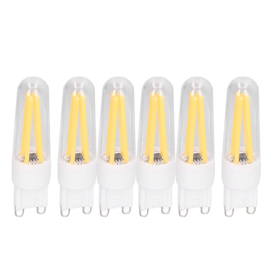 10Pcs G9 LED Bulb 3W 200LM Long Filament Bulbs for Chandelier Ceiling Lamp Table Lamp Warm White 220V V1294-YM0523-3119210279711