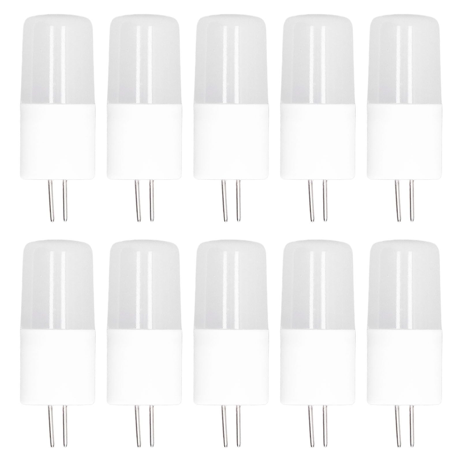 10PCS G4 Light Bulb Warm White LED Light Ceiling Lamp Bulb AC12V Wall Lamp Bulb for Living Room Office V1294-YM0523-3119210279811