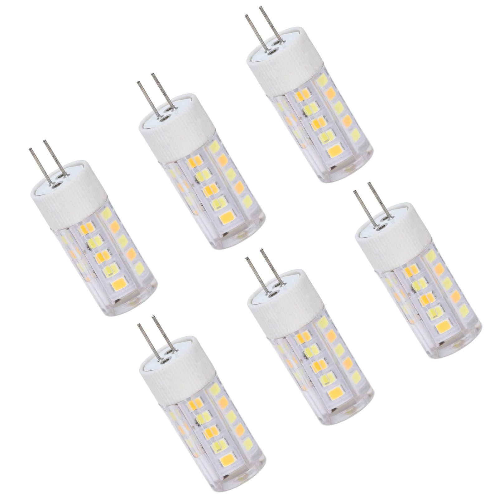 6PCS G4 Light Bulb 3 Light Color 220V Small Ceiling Lamp Bulb Wall Lamp Bulb for Home OfficeG4 3W 32LED V1294-YM0523-3119210280111