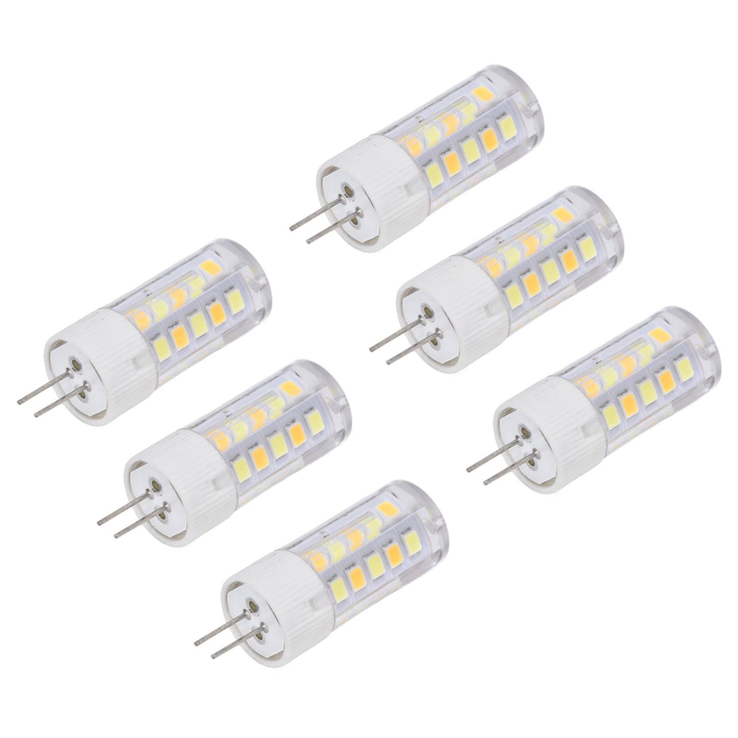 6PCS G4 Light Bulb 3 Light Color 220V Small Ceiling Lamp Bulb Wall Lamp Bulb for Home OfficeG4 3W 32LED V1294-YM0523-3119210280111