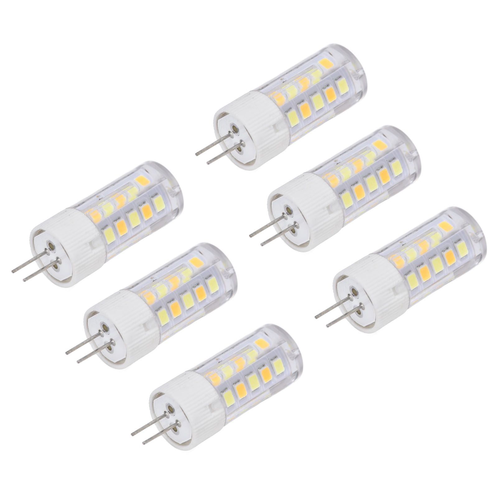 6PCS G4 Light Bulb 3 Light Color 220V Small Ceiling Lamp Bulb Wall Lamp Bulb for Home OfficeG4 3W 32LED V1294-YM0523-3119210280111