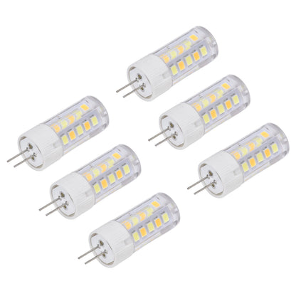 6PCS G4 Light Bulb 3 Light Color 220V Small Ceiling Lamp Bulb Wall Lamp Bulb for Home OfficeG4 3W 32LED V1294-YM0523-3119210280111