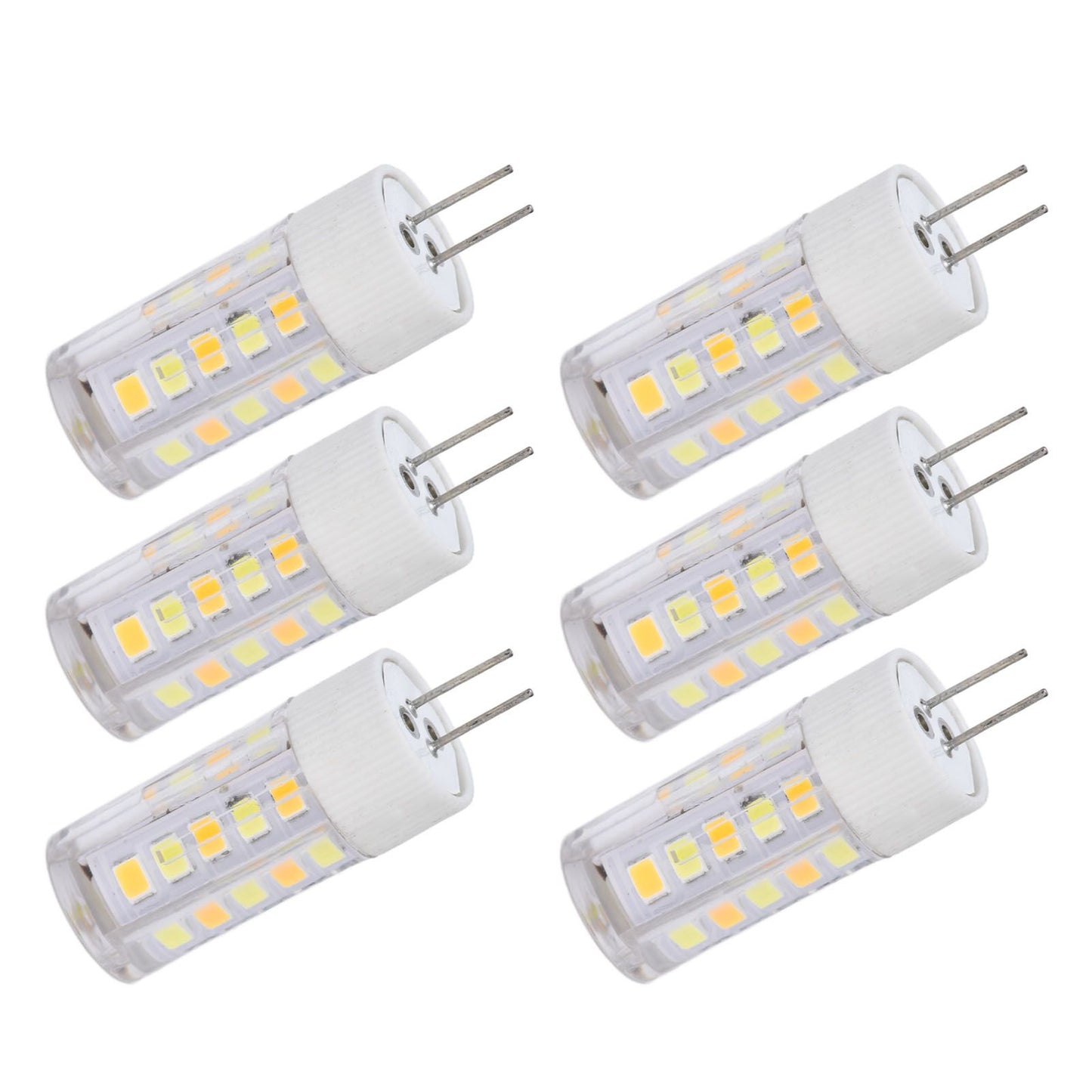 6PCS G4 Light Bulb 3 Light Color 220V Small Ceiling Lamp Bulb Wall Lamp Bulb for Home OfficeG4 3W 32LED V1294-YM0523-3119210280111