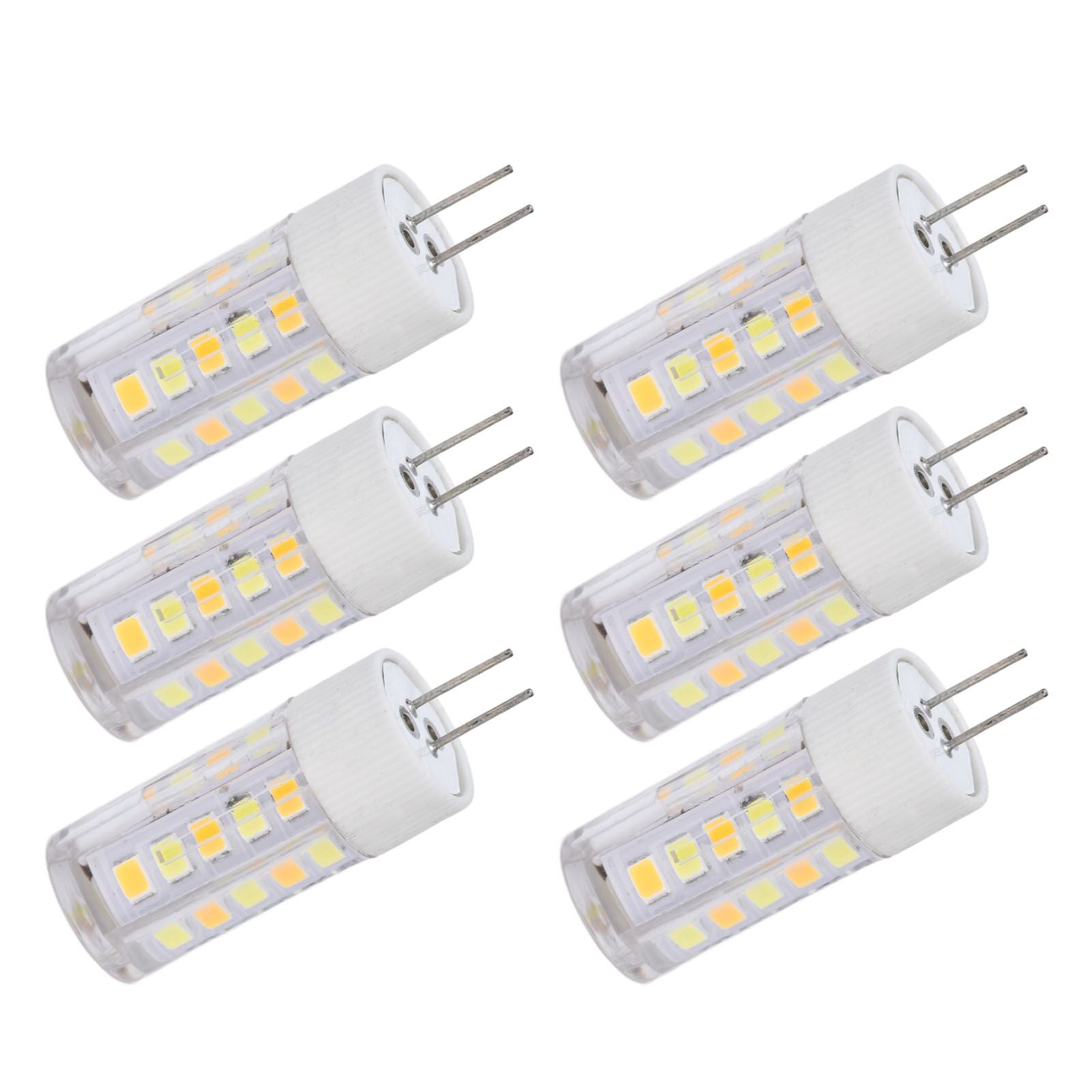 6PCS G4 Light Bulb 3 Light Color 220V Small Ceiling Lamp Bulb Wall Lamp Bulb for Home OfficeG4 3W 32LED V1294-YM0523-3119210280111
