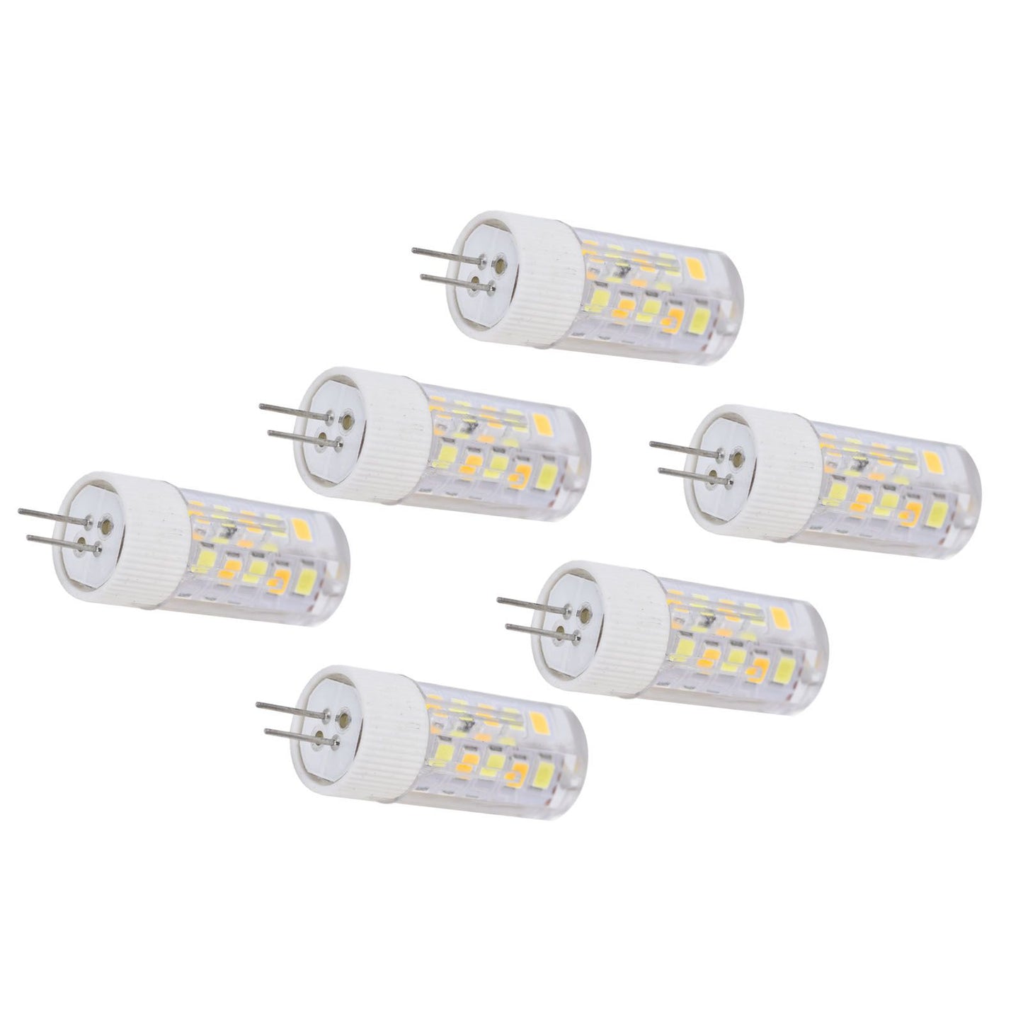 6PCS G4 Light Bulb 3 Light Color 220V Small Ceiling Lamp Bulb Wall Lamp Bulb for Home OfficeG4 3W 32LED V1294-YM0523-3119210280111
