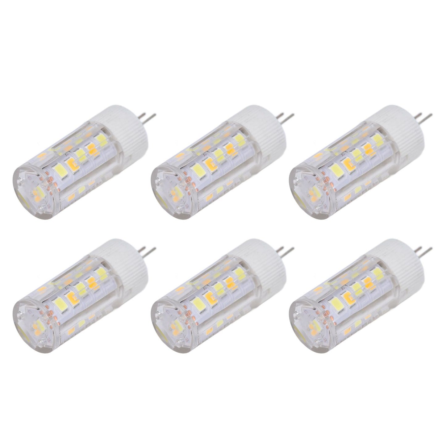 6PCS G4 Light Bulb 3 Light Color 220V Small Ceiling Lamp Bulb Wall Lamp Bulb for Home OfficeG4 3W 32LED V1294-YM0523-3119210280111