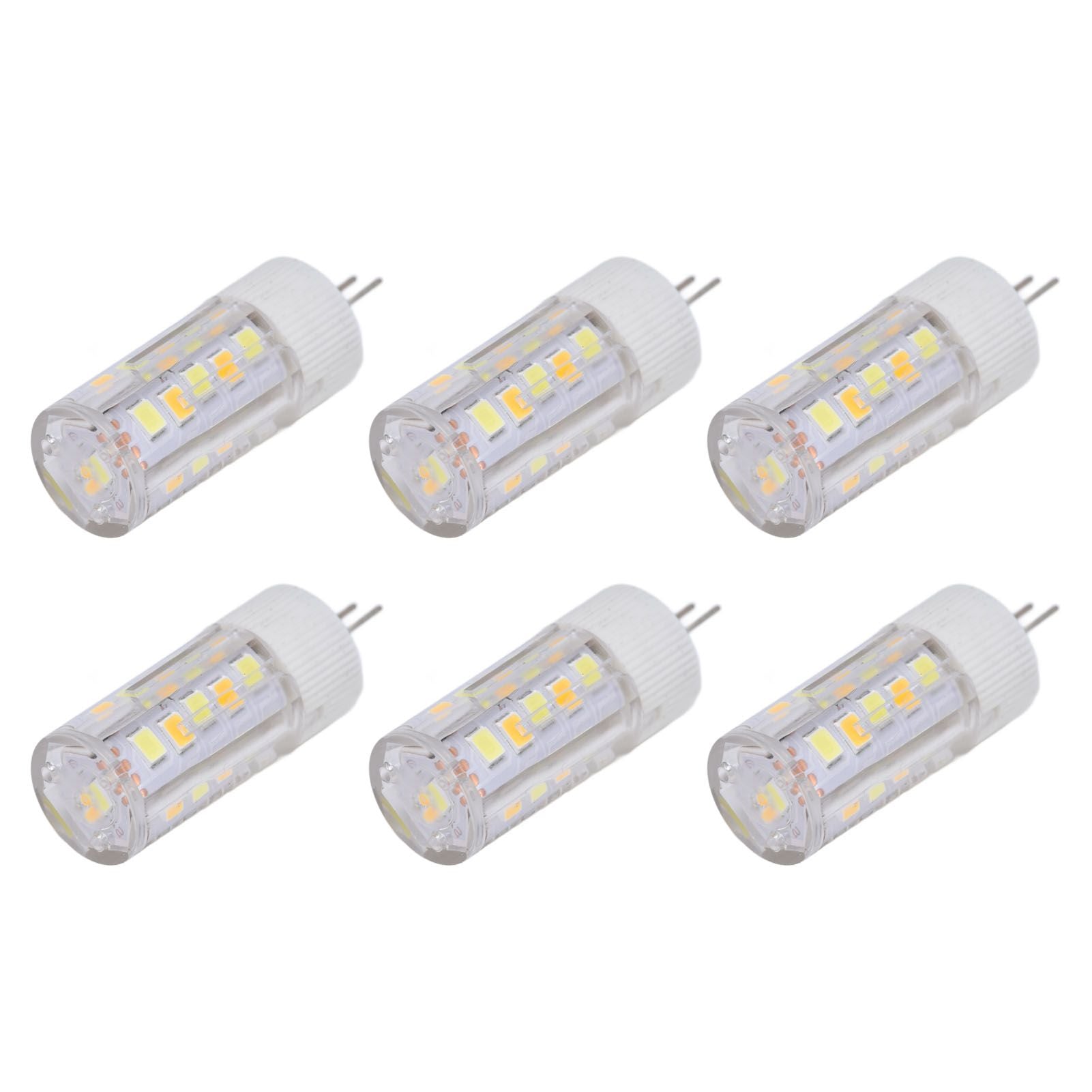 6PCS G4 Light Bulb 3 Light Color 220V Small Ceiling Lamp Bulb Wall Lamp Bulb for Home OfficeG4 3W 32LED V1294-YM0523-3119210280111