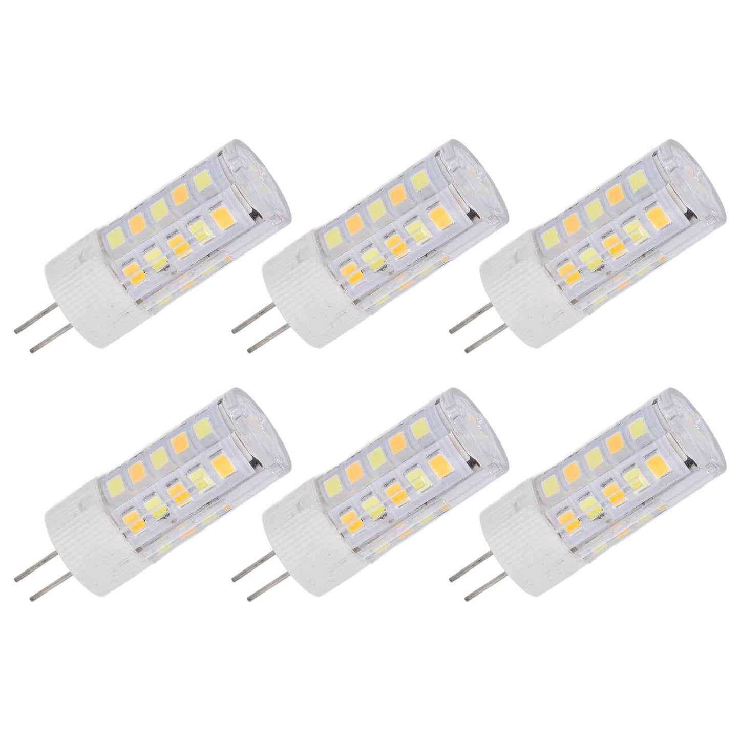 6PCS G4 Light Bulb 3 Light Color 220V Small Ceiling Lamp Bulb Wall Lamp Bulb for Home OfficeG4 3W 32LED V1294-YM0523-3119210280111