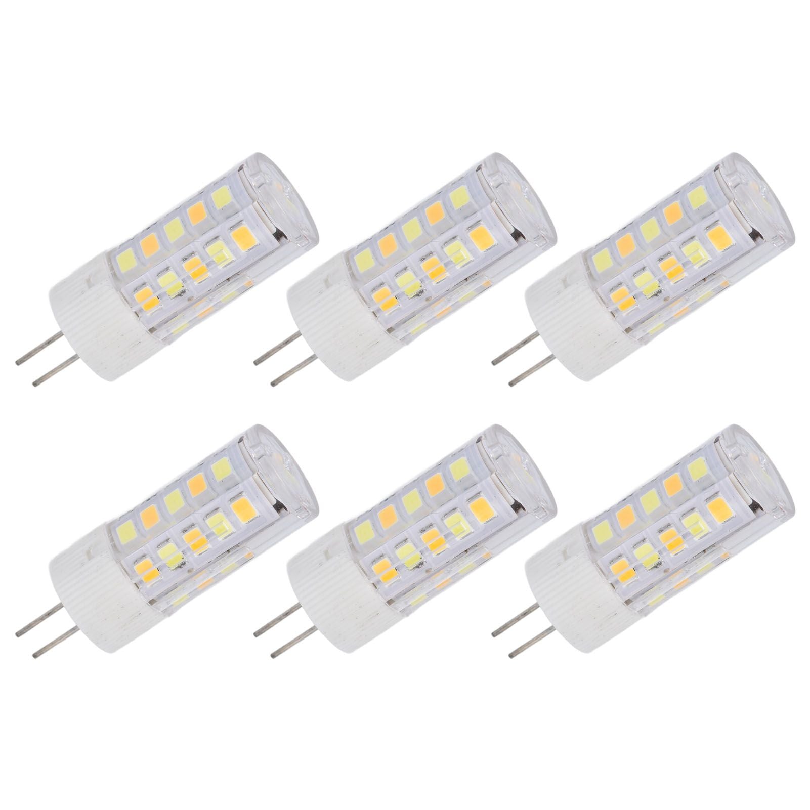 6PCS G4 Light Bulb 3 Light Color 220V Small Ceiling Lamp Bulb Wall Lamp Bulb for Home OfficeG4 3W 32LED V1294-YM0523-3119210280111