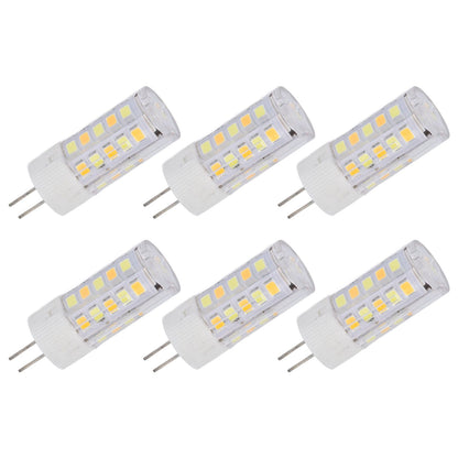 6PCS G4 Light Bulb 3 Light Color 220V Small Ceiling Lamp Bulb Wall Lamp Bulb for Home OfficeG4 3W 32LED V1294-YM0523-3119210280111