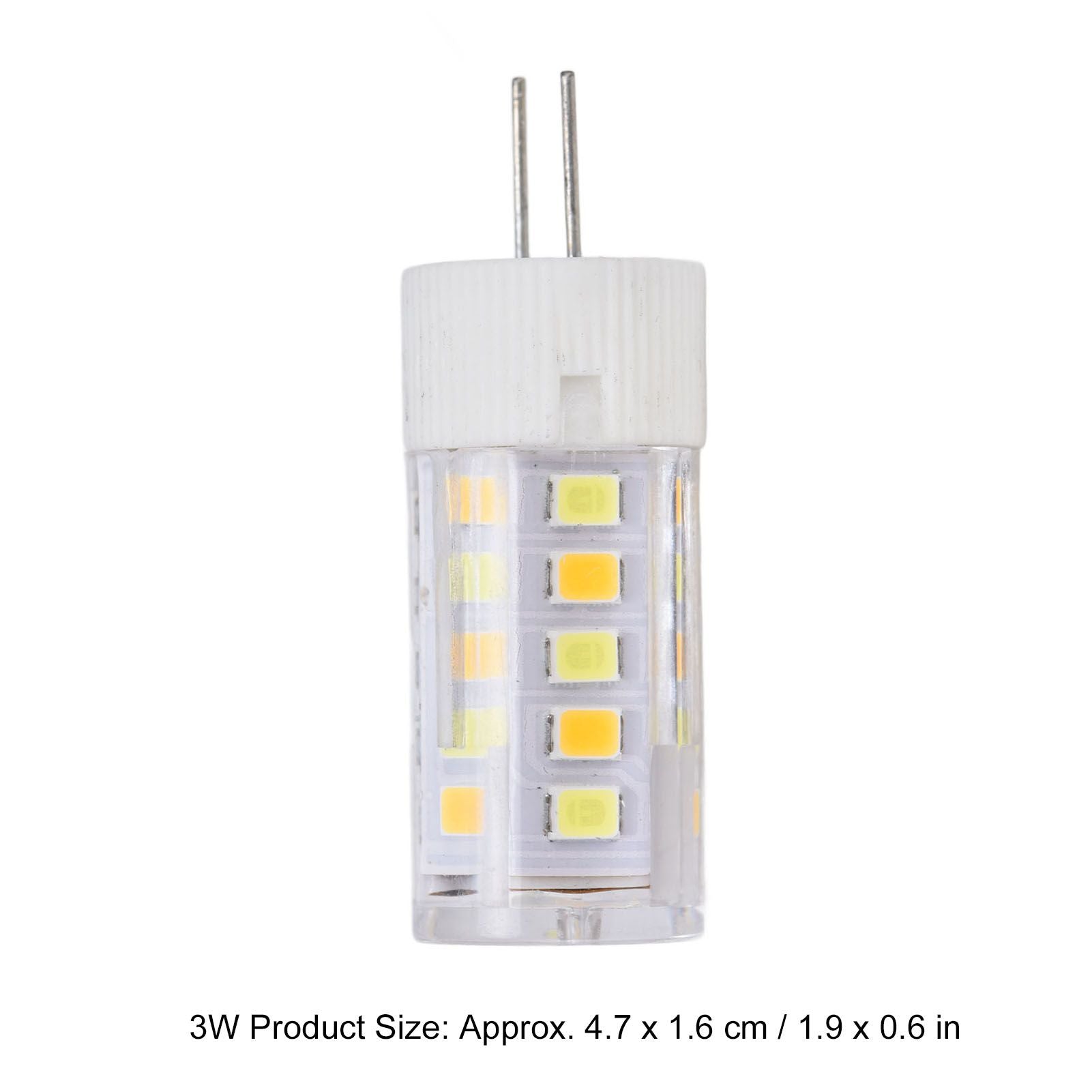 6PCS G4 Light Bulb 3 Light Color 220V Small Ceiling Lamp Bulb Wall Lamp Bulb for Home OfficeG4 3W 32LED V1294-YM0523-3119210280111