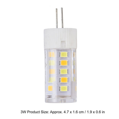 6PCS G4 Light Bulb 3 Light Color 220V Small Ceiling Lamp Bulb Wall Lamp Bulb for Home OfficeG4 3W 32LED V1294-YM0523-3119210280111
