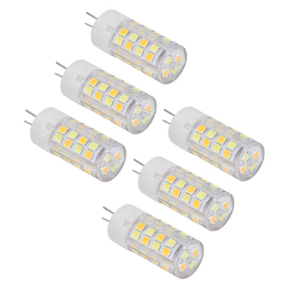6PCS G4 Light Bulb 3 Light Color 220V Small Ceiling Lamp Bulb Wall Lamp Bulb for Home OfficeG4 5W 52LED V1294-YM0523-3119210280112