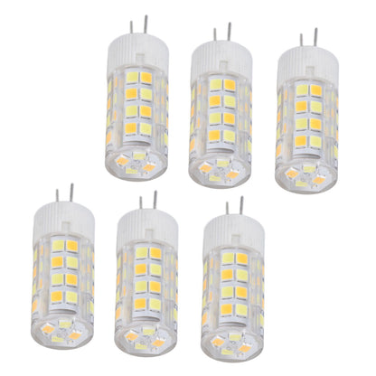 6PCS G4 Light Bulb 3 Light Color 220V Small Ceiling Lamp Bulb Wall Lamp Bulb for Home OfficeG4 5W 52LED V1294-YM0523-3119210280112
