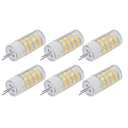 6PCS G4 Light Bulb 3 Light Color 220V Small Ceiling Lamp Bulb Wall Lamp Bulb for Home OfficeG4 5W 52LED V1294-YM0523-3119210280112