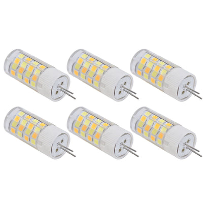 6PCS G4 Light Bulb 3 Light Color 220V Small Ceiling Lamp Bulb Wall Lamp Bulb for Home OfficeG4 5W 52LED V1294-YM0523-3119210280112