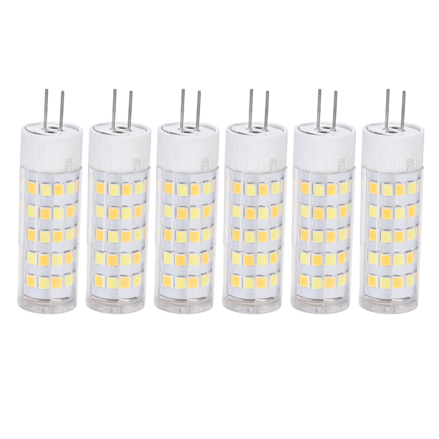 6PCS G4 Light Bulb 3 Light Color 220V Small Ceiling Lamp Bulb Wall Lamp Bulb for Home OfficeG4 7W 64LED V1294-YM0523-3119210280113