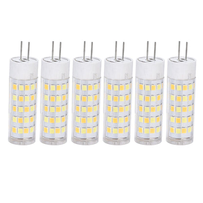 6PCS G4 Light Bulb 3 Light Color 220V Small Ceiling Lamp Bulb Wall Lamp Bulb for Home OfficeG4 7W 64LED V1294-YM0523-3119210280113