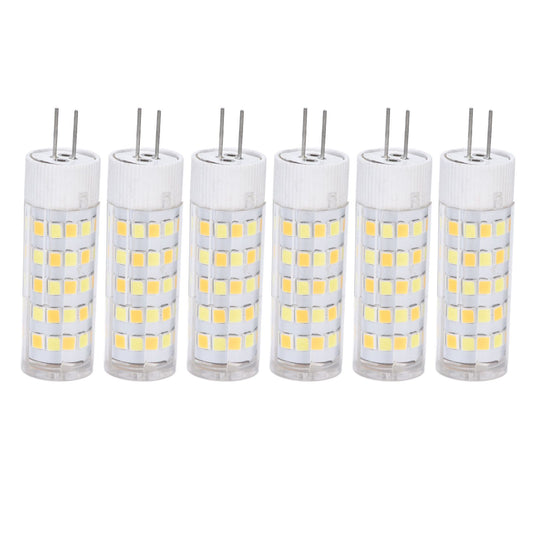 6PCS G4 Light Bulb 3 Light Color 220V Small Ceiling Lamp Bulb Wall Lamp Bulb for Home OfficeG4 7W 64LED V1294-YM0523-3119210280113