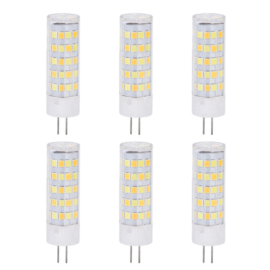 6PCS G4 Light Bulb 3 Light Color 220V Small Ceiling Lamp Bulb Wall Lamp Bulb for Home OfficeG4 7W 64LED V1294-YM0523-3119210280113