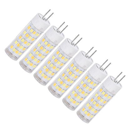6PCS G4 Light Bulb 3 Light Color 220V Small Ceiling Lamp Bulb Wall Lamp Bulb for Home OfficeG4 7W 64LED V1294-YM0523-3119210280113