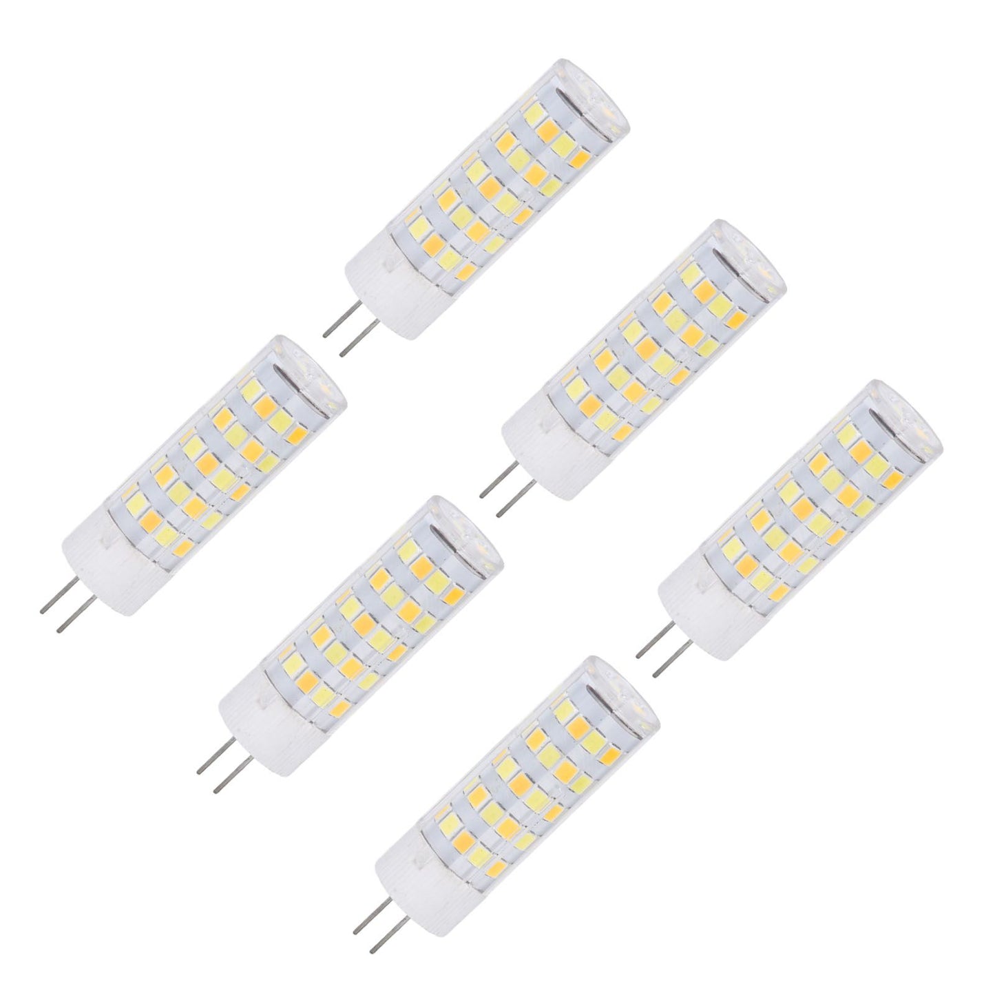 6PCS G4 Light Bulb 3 Light Color 220V Small Ceiling Lamp Bulb Wall Lamp Bulb for Home OfficeG4 7W 64LED V1294-YM0523-3119210280113