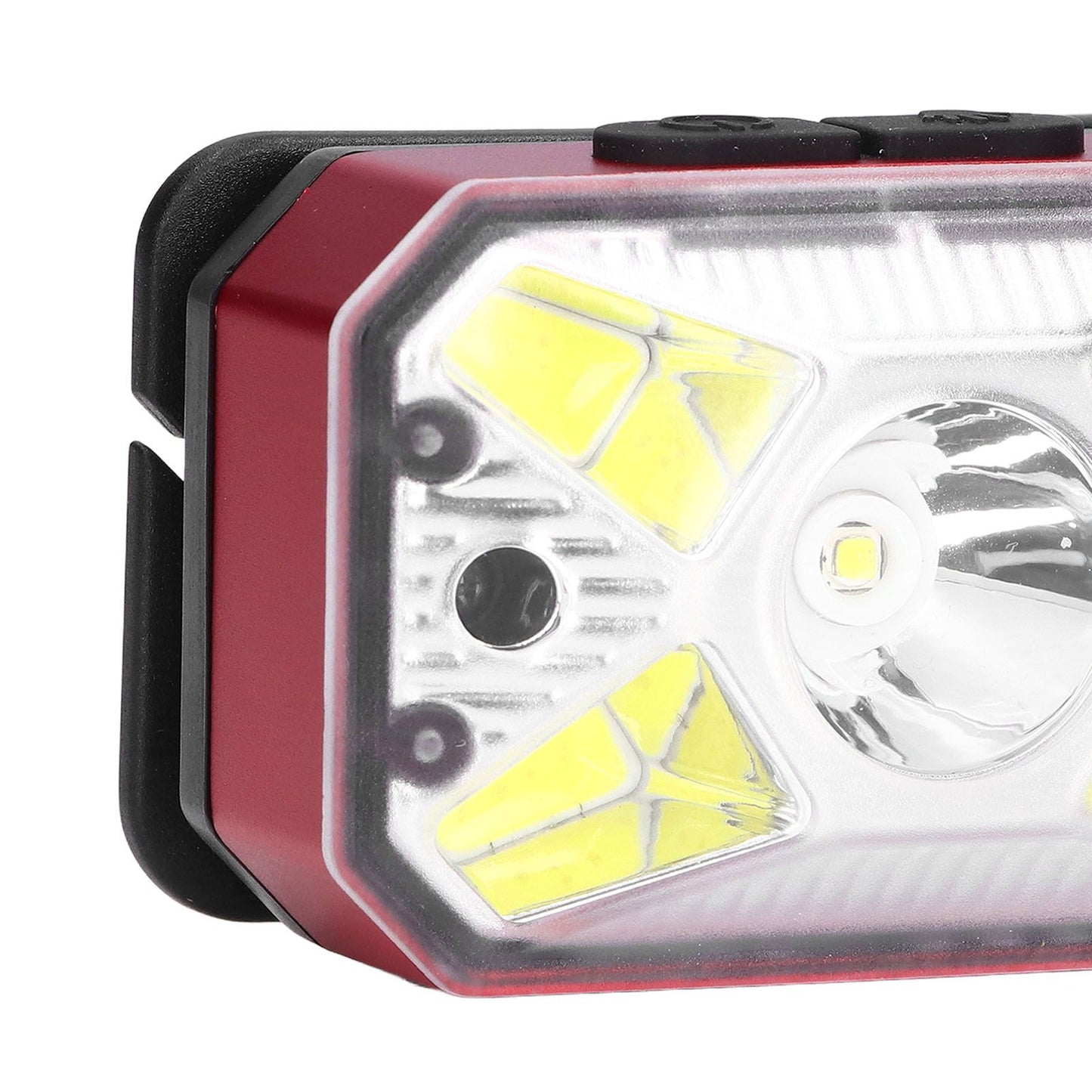 LED Headlight Outdoor COB Induction Headlight USB Charging Head Flashlight for Night RunningRed V1294-YM0523-3119210280611