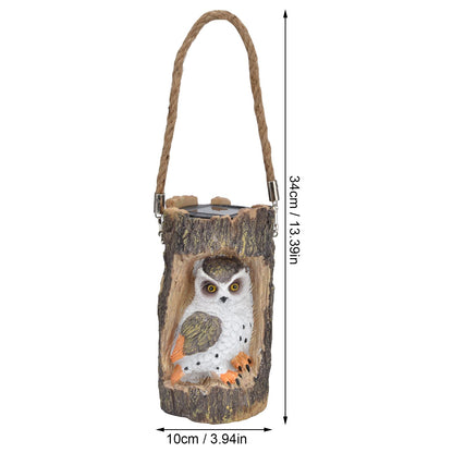 Owl Solar Light IP67 Waterproof High Simulation Eco Friendly Energy Saving Durable Resin Solar Hanging Lights V1294-YM0523-3119210338911