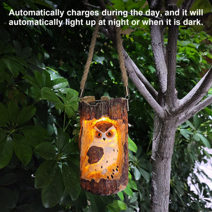 Owl Solar Light IP67 Waterproof High Simulation Eco Friendly Energy Saving Durable Resin Solar Hanging Lights V1294-YM0523-3119210338911