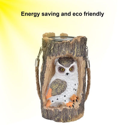 Owl Solar Light IP67 Waterproof High Simulation Eco Friendly Energy Saving Durable Resin Solar Hanging Lights V1294-YM0523-3119210338911