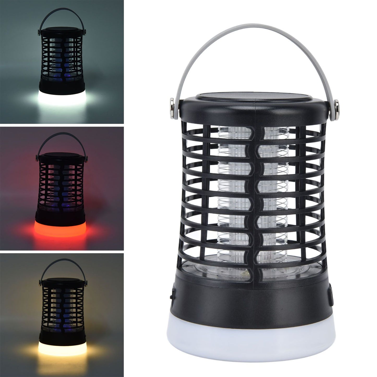 Electric Mosquito Light USB Charging Mosquito Trap Lamp with 3 Light Colors for Bedroom Kitchen Office Garden V1294-YM0523-3119210340611