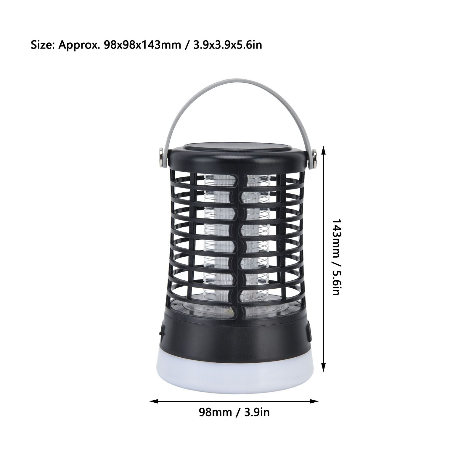 Electric Mosquito Light USB Charging Mosquito Trap Lamp with 3 Light Colors for Bedroom Kitchen Office Garden V1294-YM0523-3119210340611