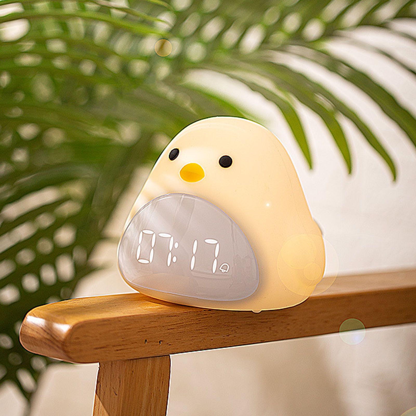 Cute Bird Alarm Clock Light LED Night Lamp USB Charging Cartoon Clock Night Light for Bedroom V1294-YM0523-3119210341011