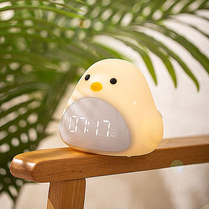 Cute Bird Alarm Clock Light LED Night Lamp USB Charging Cartoon Clock Night Light for Bedroom V1294-YM0523-3119210341011