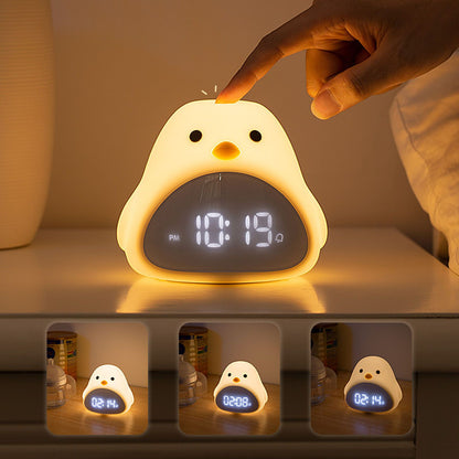 Cute Bird Alarm Clock Light LED Night Lamp USB Charging Cartoon Clock Night Light for Bedroom V1294-YM0523-3119210341011